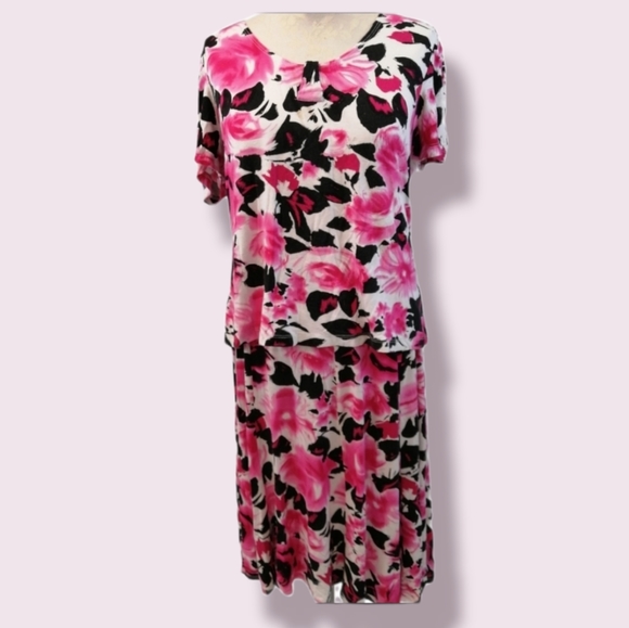 Soft Works Spring Roses Blouse + Skirt Set XL - Picture 2 of 16